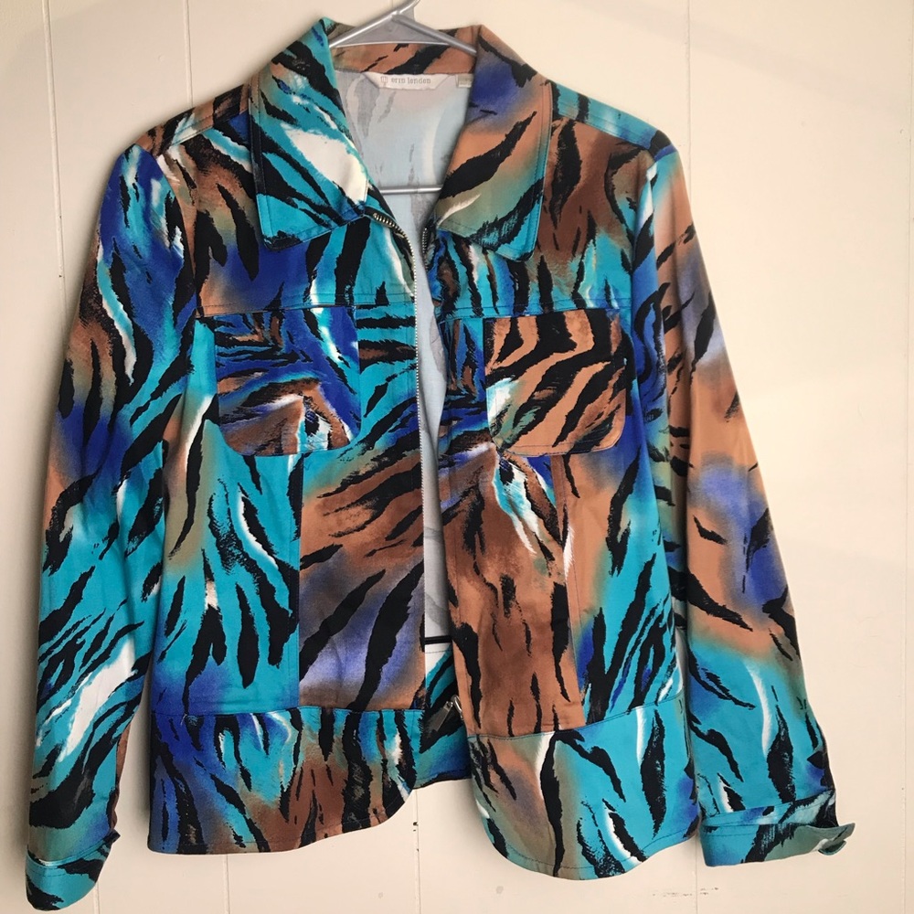 Printed Multi-Color Jacket - Picture 2 of 2